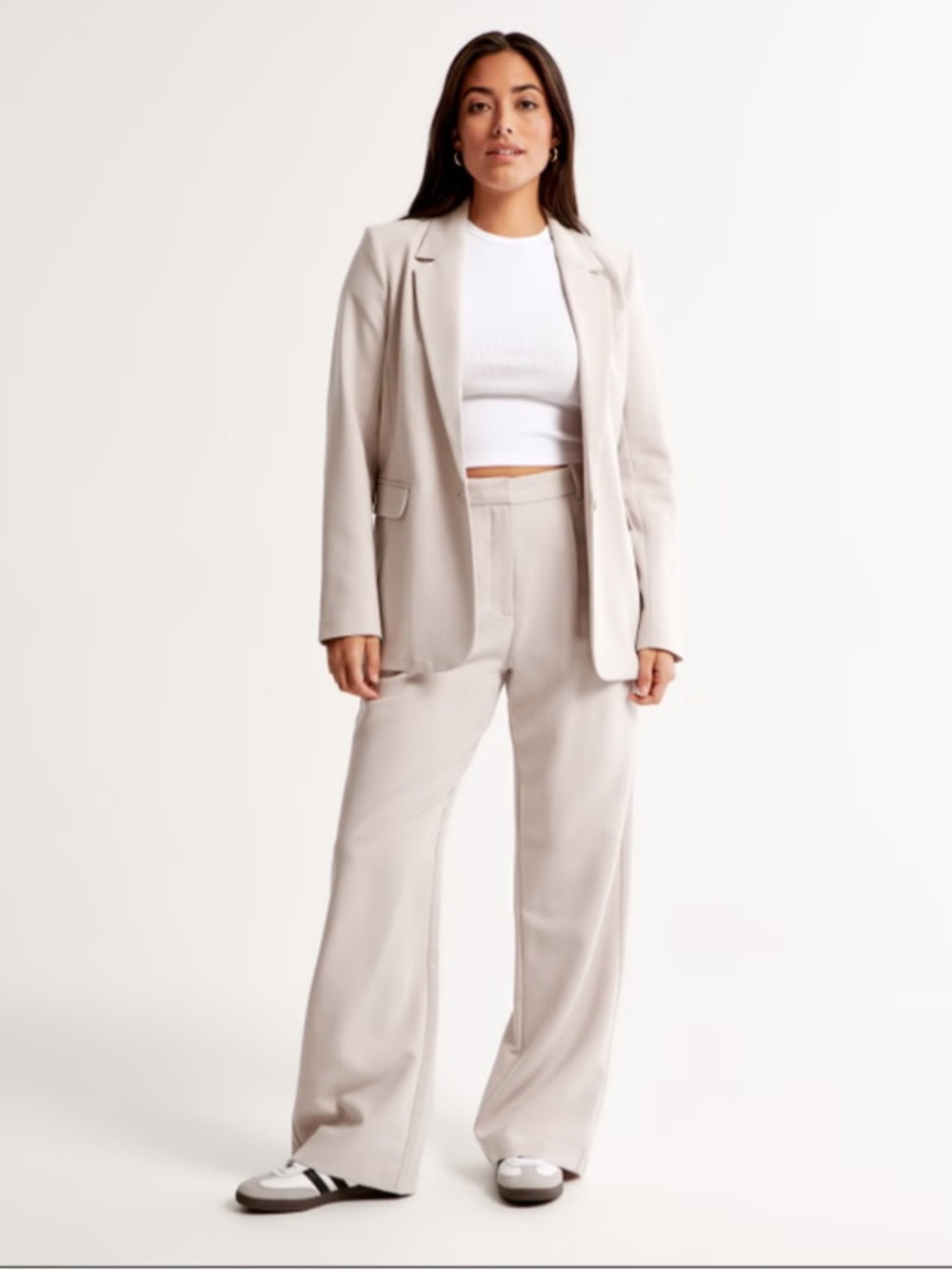 Curve Love Abercrombie & Fitch Sloane Tailored Wide Leg Pant 23